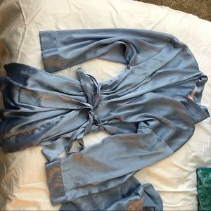 Victoria’s Secret satin robe & chemise set